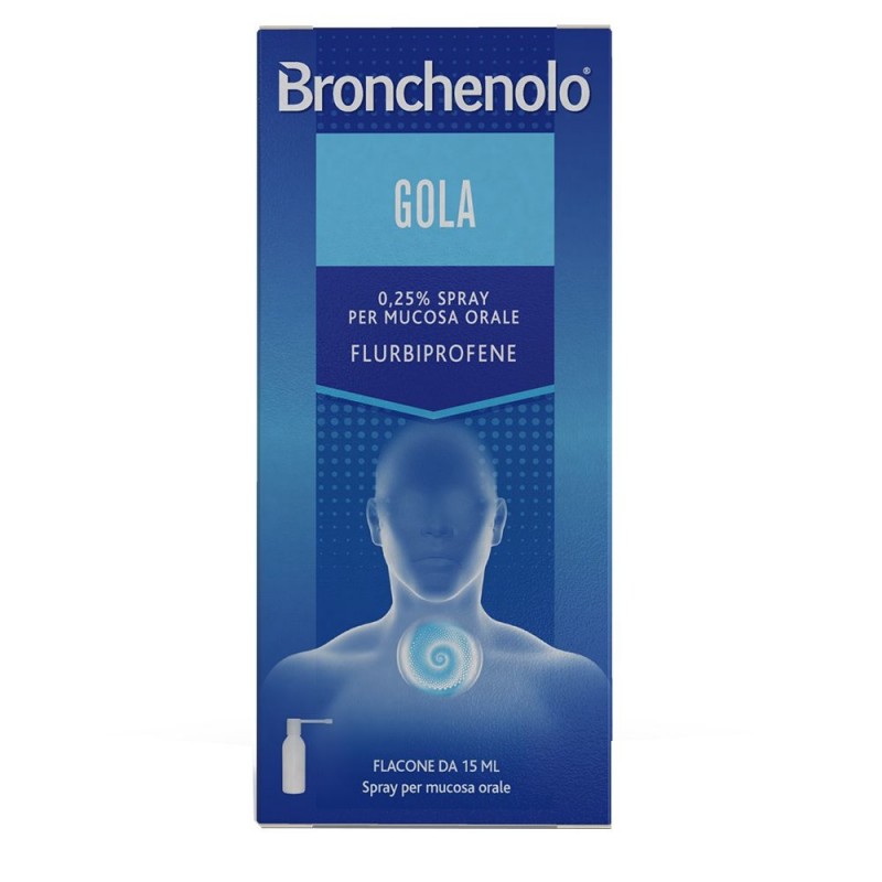 Bronchenolo Gola 0,25% Spray Per Mucosa Orale 15 ml