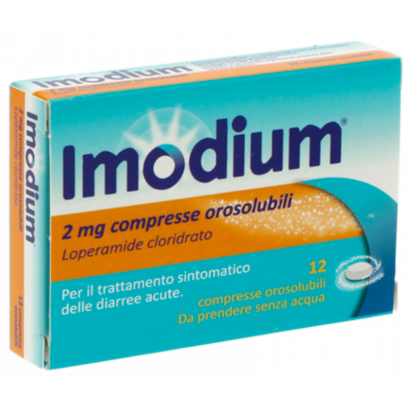 IMODIUM*12CPR OROSOL 2MG