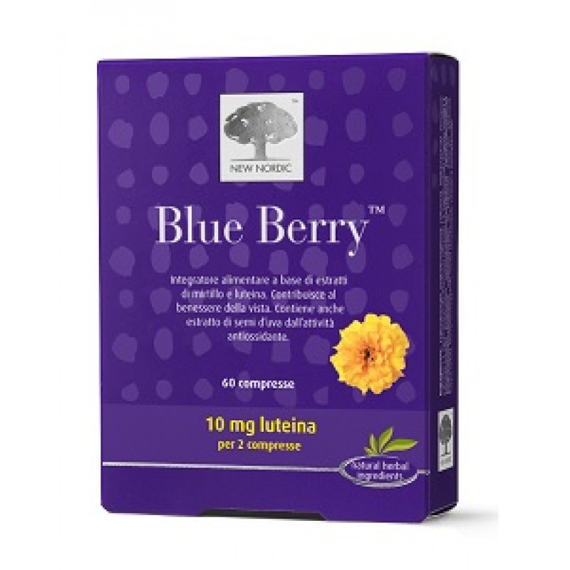 New Nordic Blue Berry Integratore Vista 60 Compresse