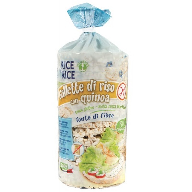 Rice&Rice Gallette Riso Con Quinoa Biologico Senza Glutine 100 g