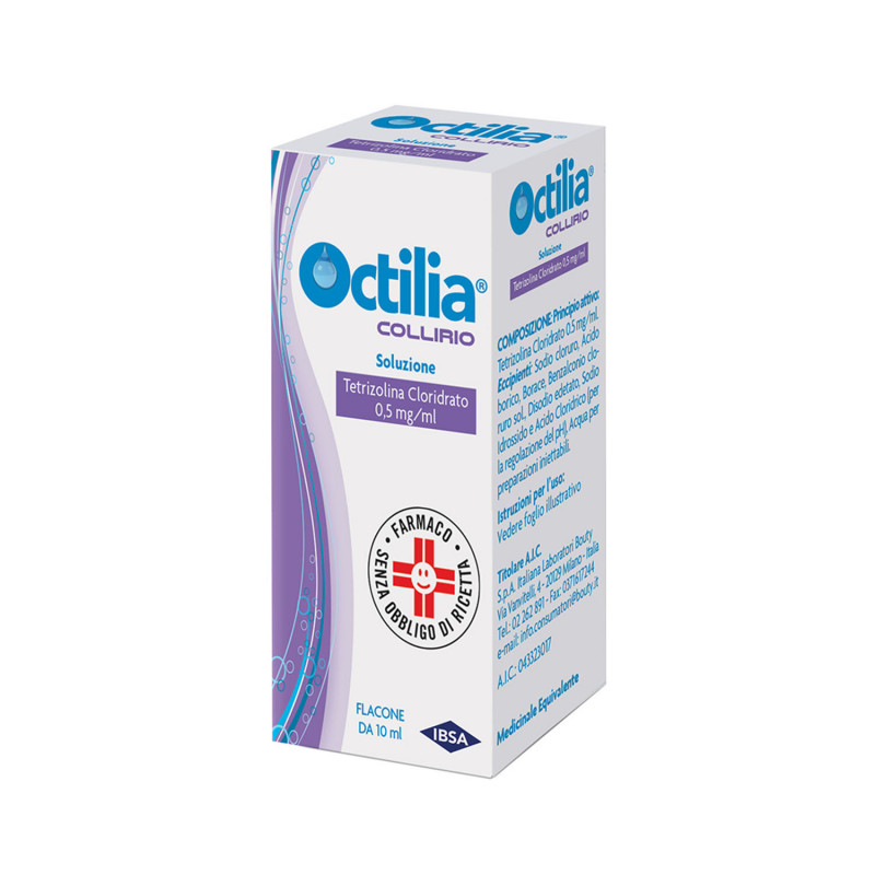 Octilia Collirio decongestionante flacone 10ml Tetrizoma Cloridato 0,5mg/ml