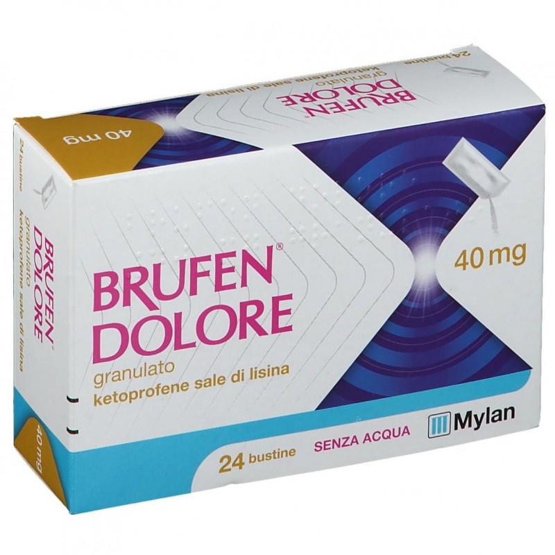 BRUFEN DOLORE Granulato orale os 24 bustine 40mg