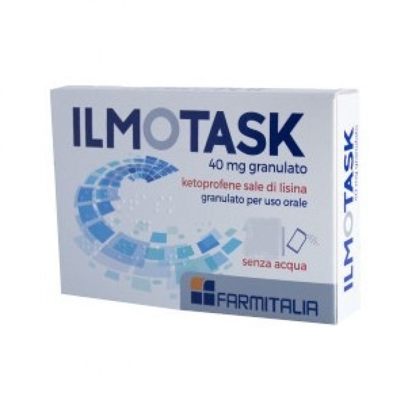 ILMOTASK Ketoprofene in Granulato Orosolubile 20 bust 40mg [Equivalente okitask bustine]