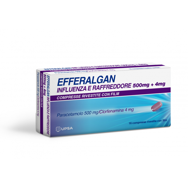 EFFERALGAN INFLUENZA E RAFFREDDORE 16 COMPRESSE