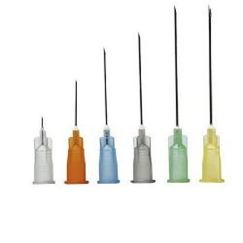 Pic Ago Ipogliss 23G Peel Pack Cono Luer Lock 25 mm CODICE COLORE BLU CHIARO 100 PEZZI