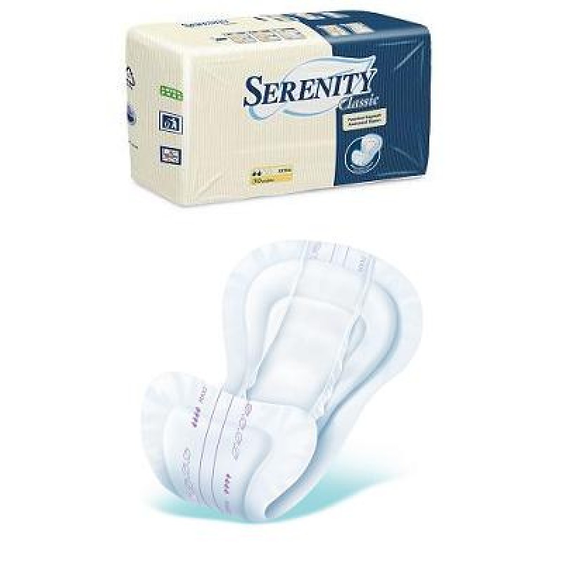 Serenity Classic Pannolone Sagomato Super 30 Pezzi