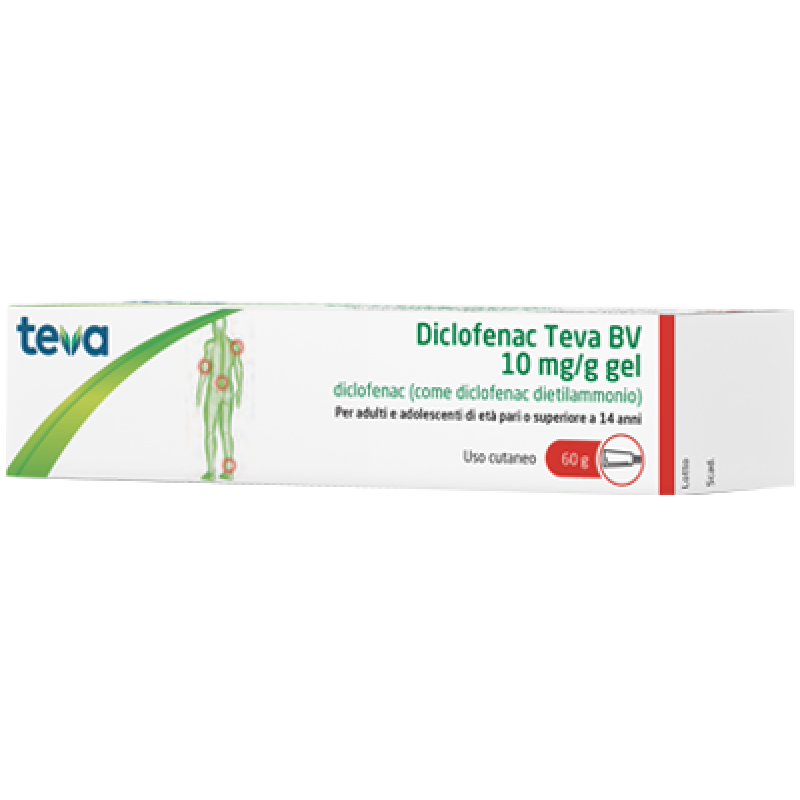 DICLOFENAC Gel 10mg/g 60gTEVA