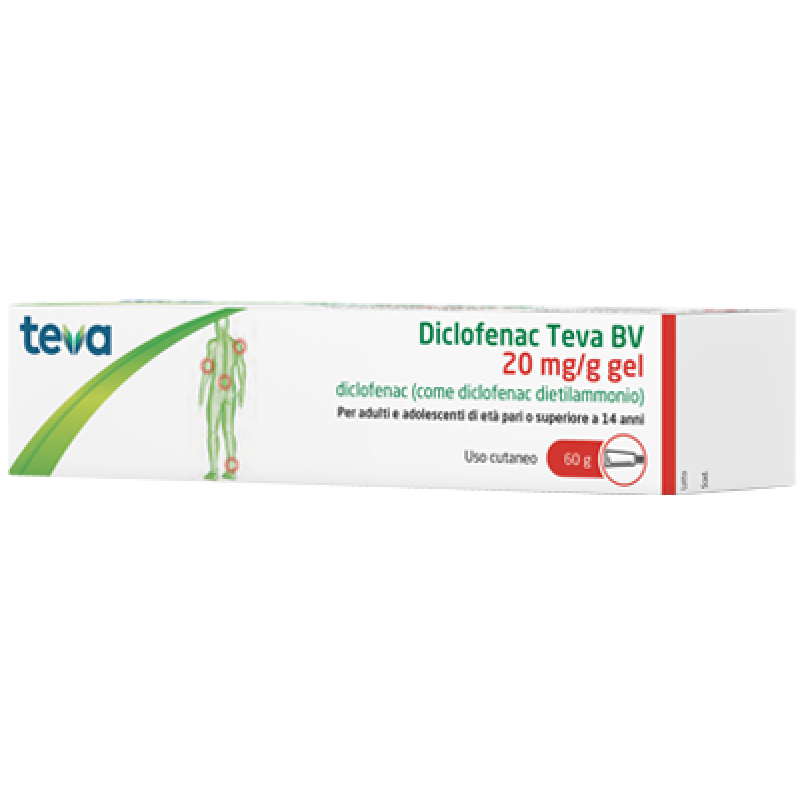 DICLOFENAC Gel 20mg/g 60gTEVA