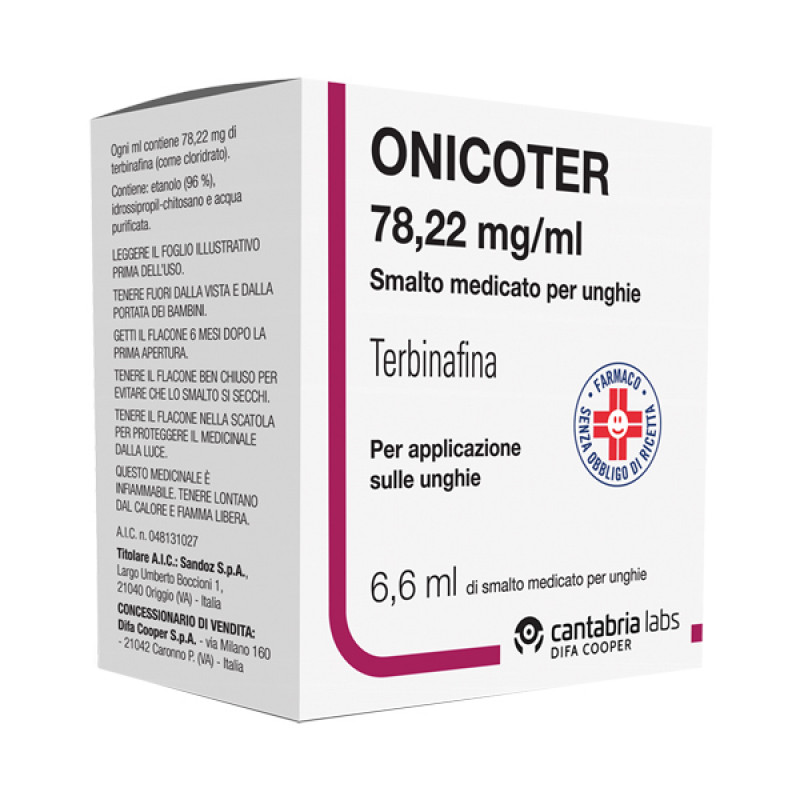 ONICOTER*SMALTO MED 1FL 6,6ML