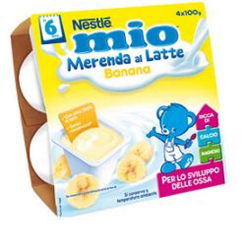 Nestlé Mio Merenda Al Latte Pera 4x100 g