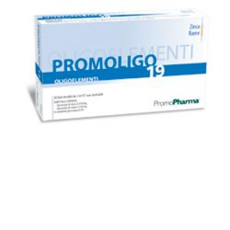 Promoligo 19 Zinco E Rame Oligoelementi 20 Fiale da 2 ml
