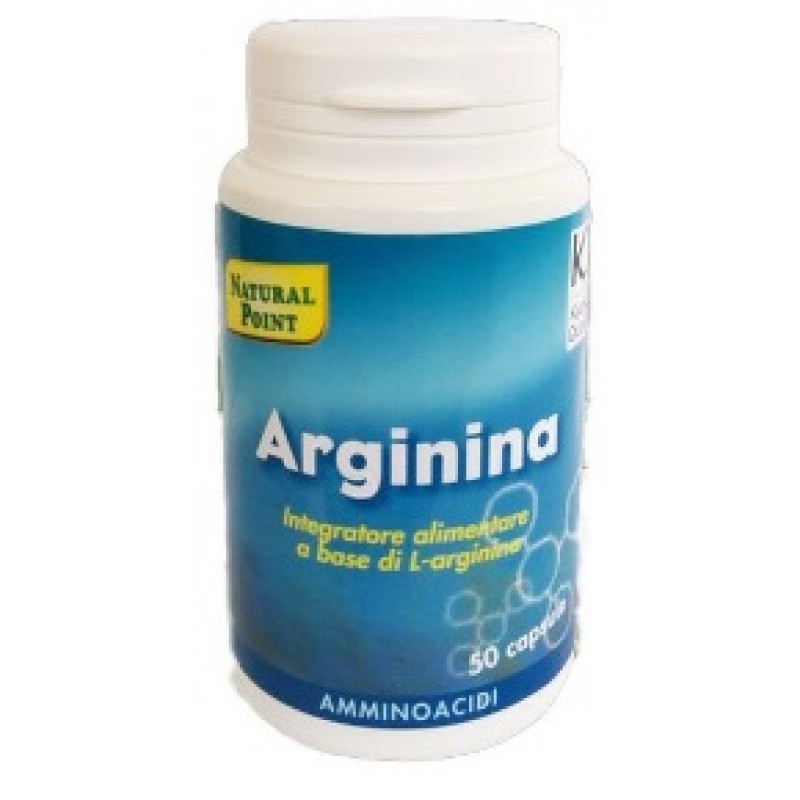 Arginina Natural Point - Integratore per il metabolismo energetico - 50 capsule