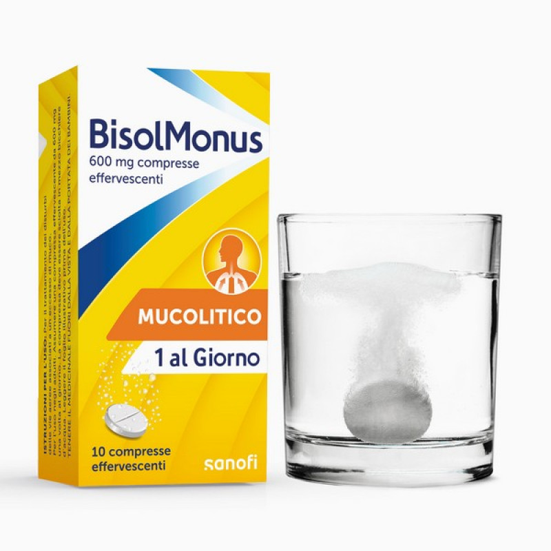 BISOLMONUS*10CPR EFF 600MG