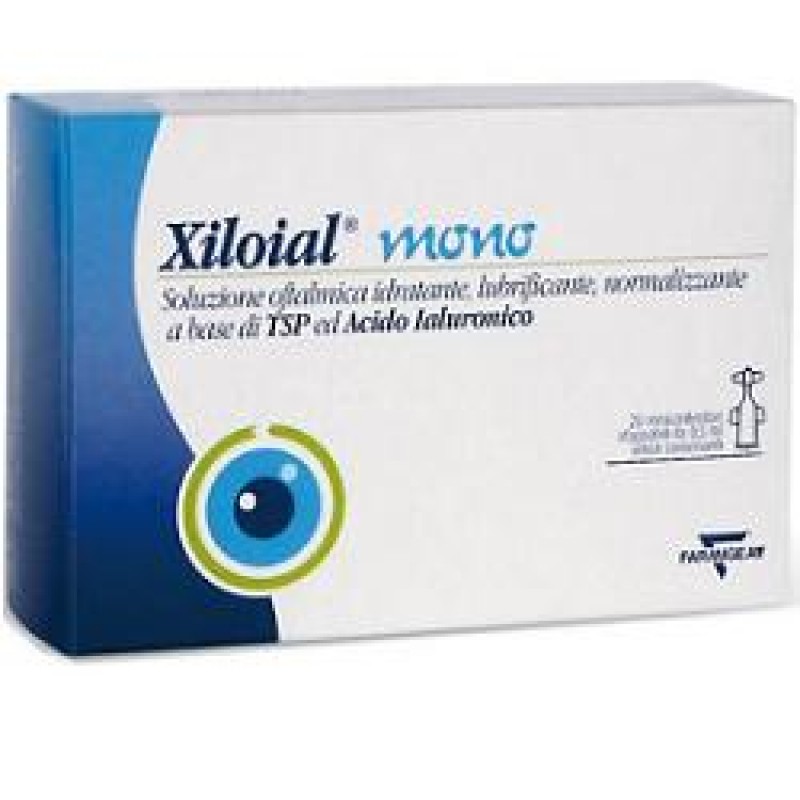 Xiloial Mono Soluzione Oftalmica Idratante 20 Flaconcini da 0,5ml