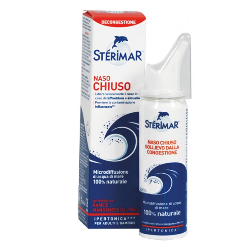 Sterimar Spray Nasale Ipertonico Microdiffusore Manganese 50 ml