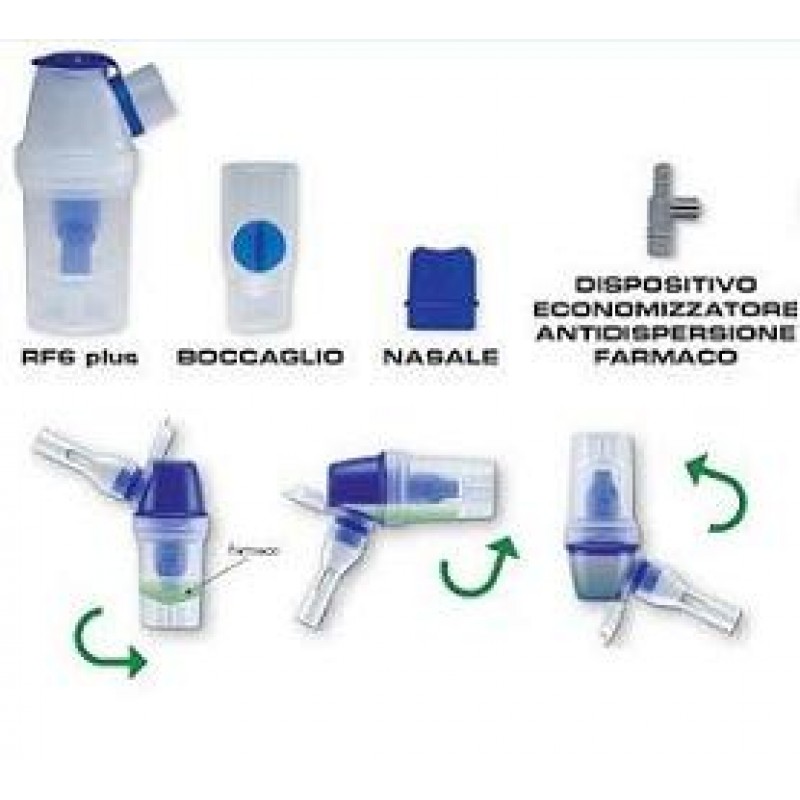 Fleam Nuova Set Ampolla Areosolterapia RF6 Plus