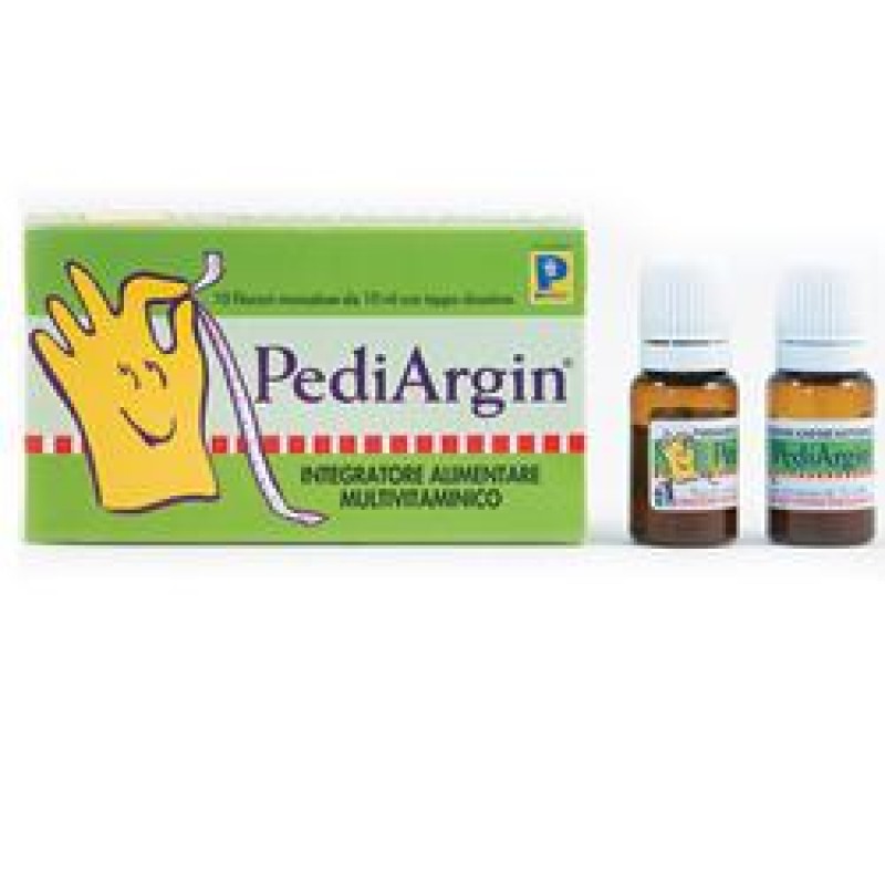 Pediargin Integratore Multivitaminico 10 Flaconcini 10 ml +2Anni