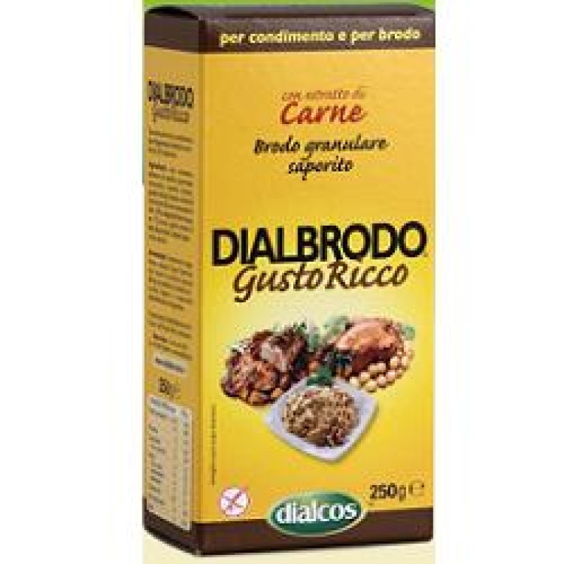 Dialbrodo Gusto Ricco reparato Granulare Per Brodo 250 g