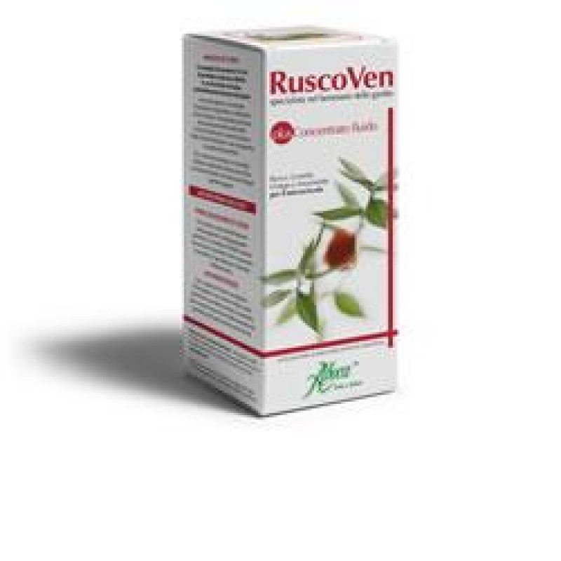 Aboca Ruscoven Plus Concentrato Fluido Integratore Gambe Pesanti 200 g