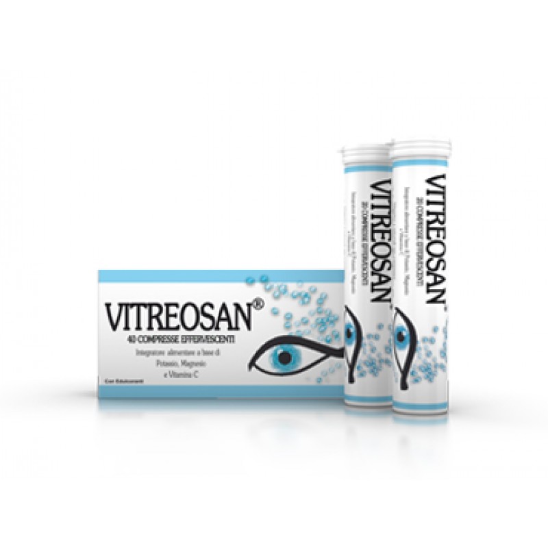 Vitreosan Integratore di Potassio Magnesio e Vitamina C 40 Compresse Effervescenti