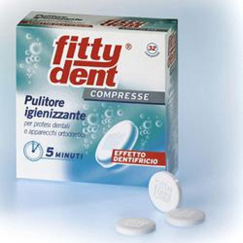 Fittydent Compresse Igienizzanti Protesi Dentali 32 Compresse