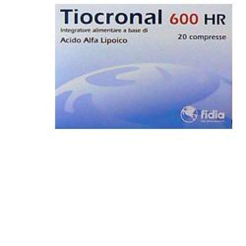 Tiocronal 600 HR Integratore Neurologico Antiossidante 20 Compresse