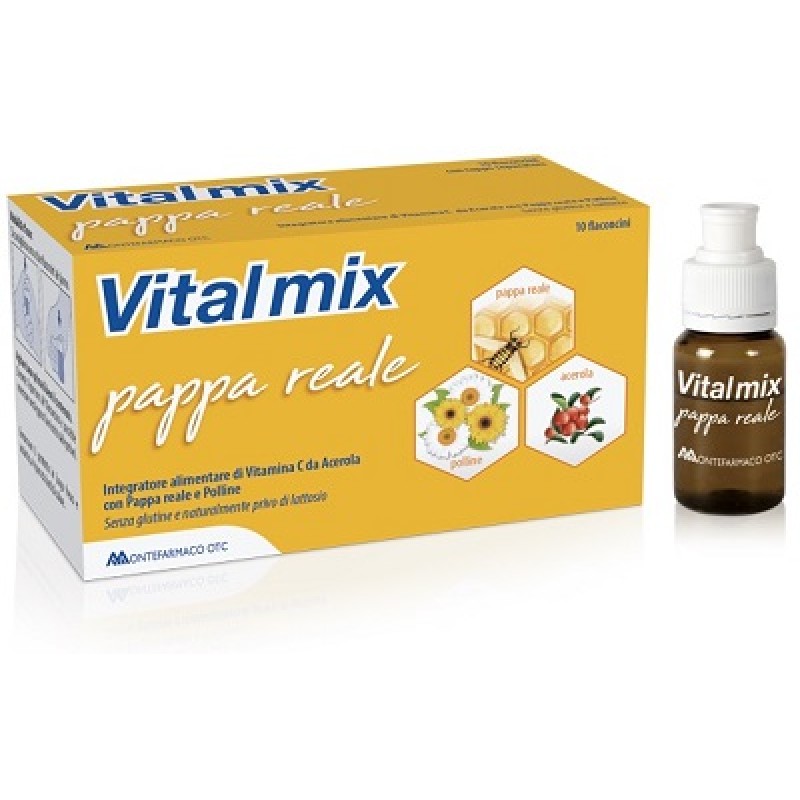 Vitalmix Pappa Reale Integratore Energetico 10 Flaconcini