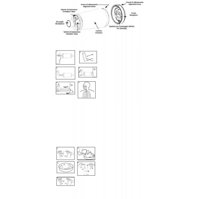 L'Espace Boccaglio Distanziatore Inalatore Adulti Magenta