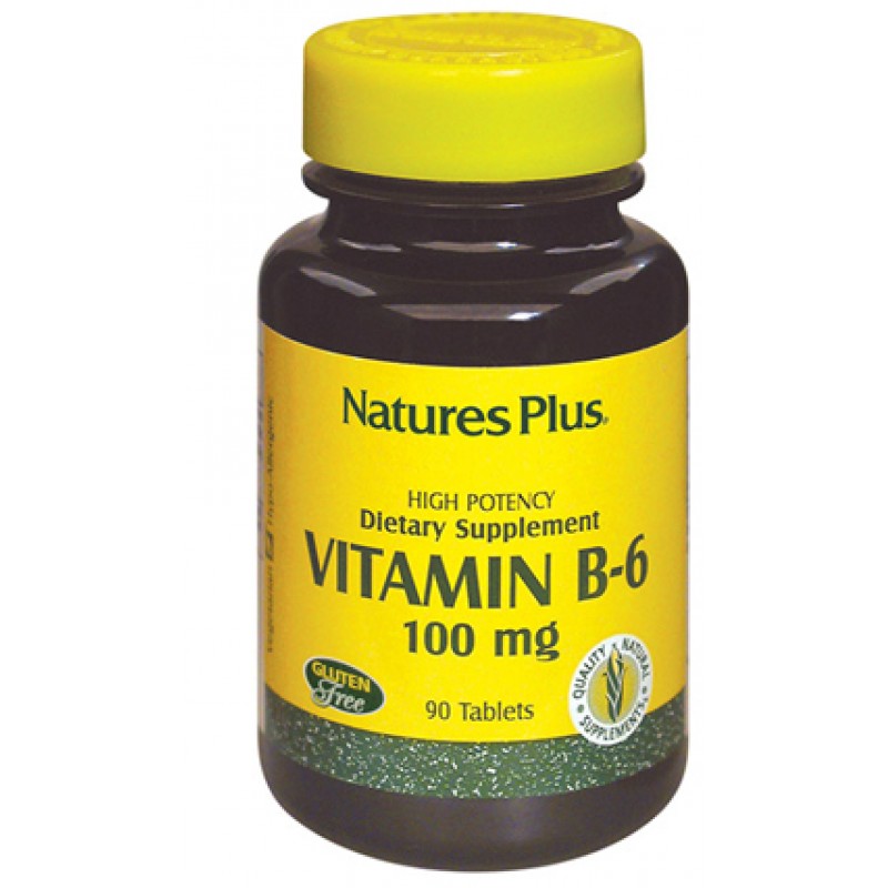 Nature's Plus Vitamina B6 Integratore di piridossina 90 Tavolette