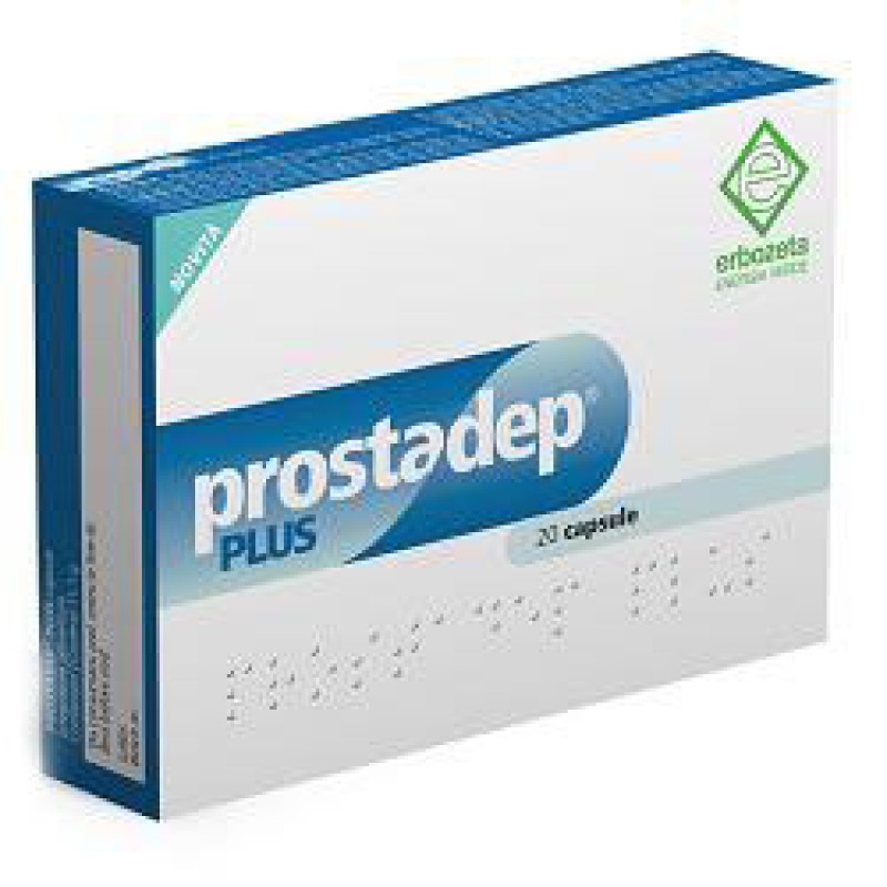 Prostadep Plus - Integratore per il benessere della prostata - 20 Capsule