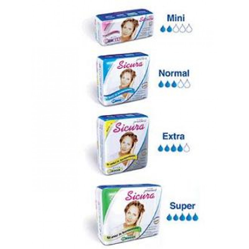 Sicura Mini Assorbenti 20 Pezzi