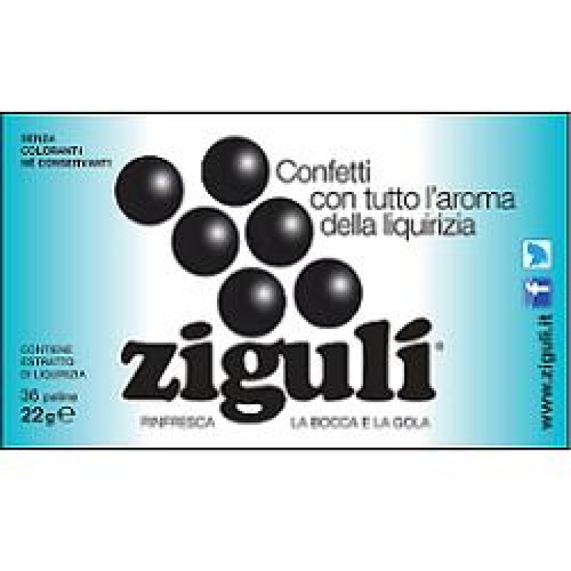 Ziguli Gusto Liquirizia 36 Palline 22 g