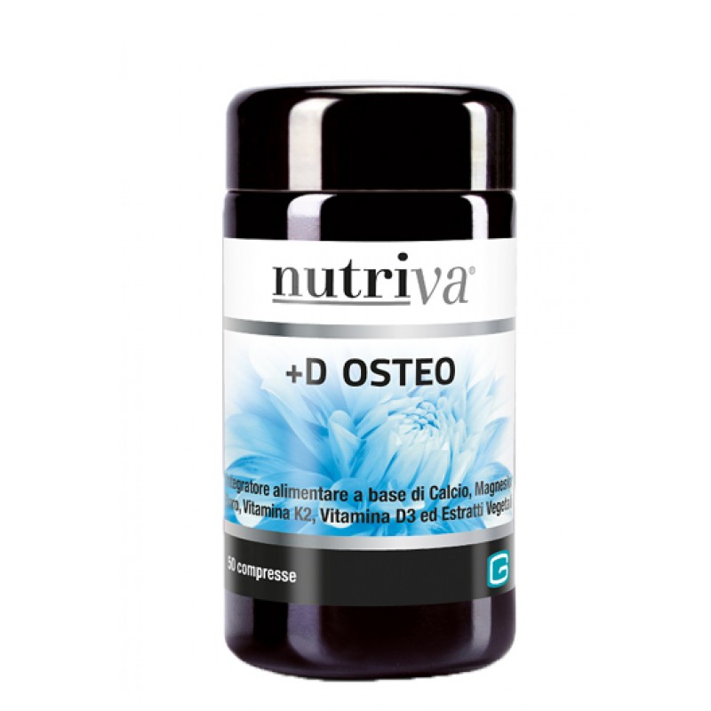 Nutriva D+ Osteo Integratore Vitamina D3 50 Compresse