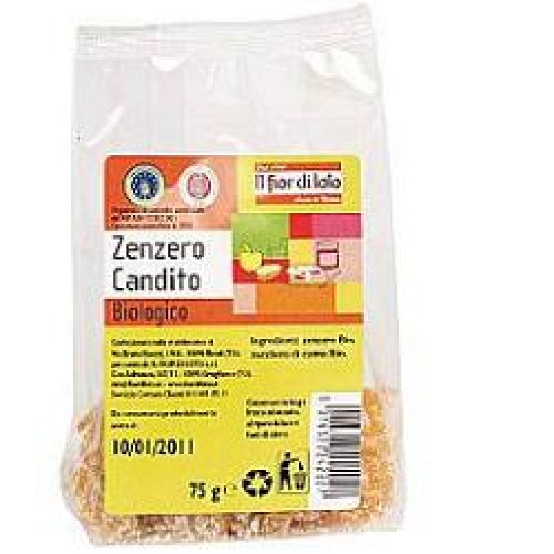 Fior Di Loto Zenzero Candito Biologico 75 g