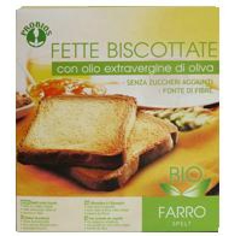 Probios Fette Biscottate di Farro Biologiche Senza Zuccheri Aggiunti