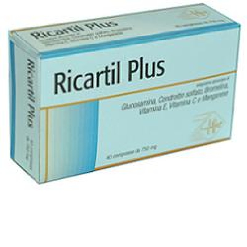 Ricartil Plus Integratore Per Cartilagine 40 Compresse 750 mg