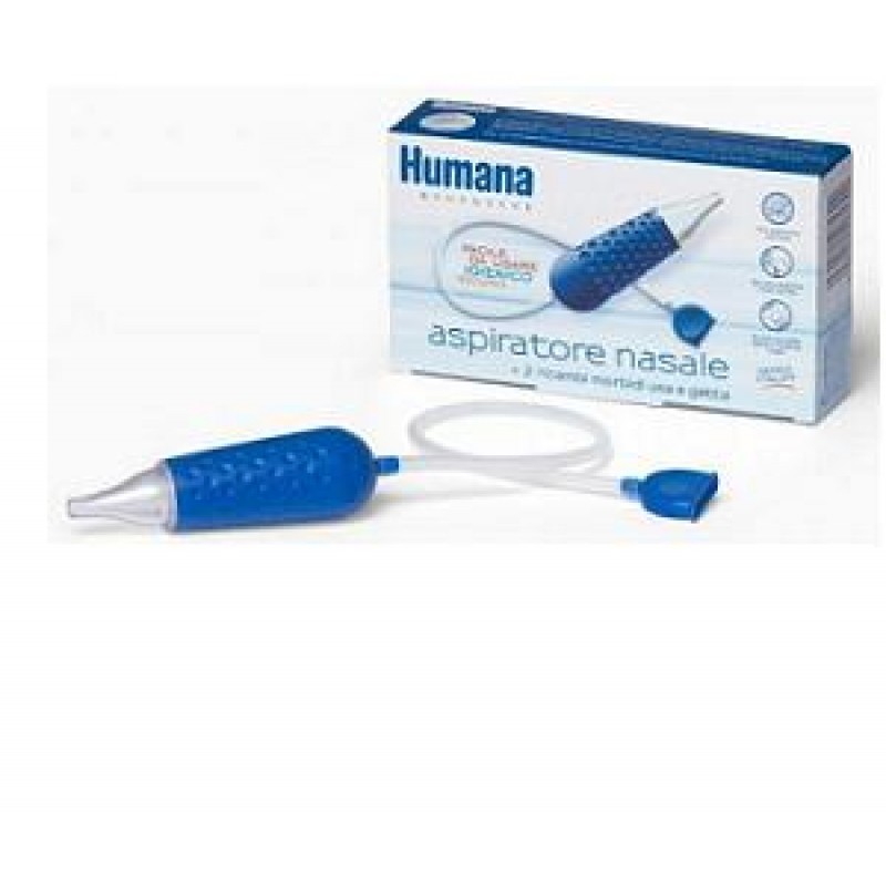 Humana Aspiratore Nasale + 2 Ricambi Usa e Getta