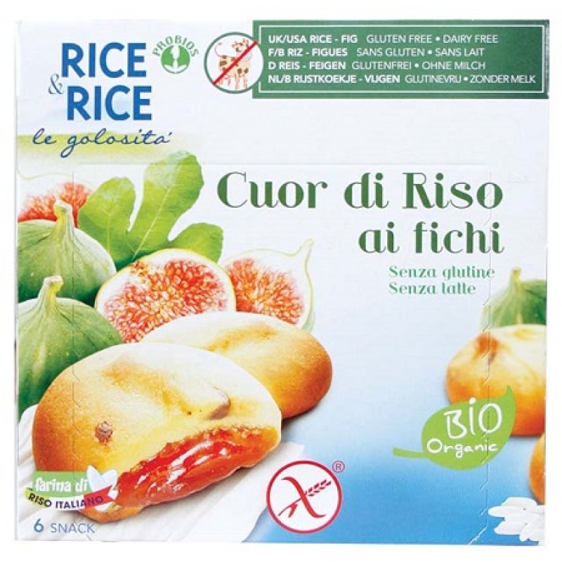 Rice&Rice Cuor Di Riso Ai Fichi Senza Glutine 6x33 g