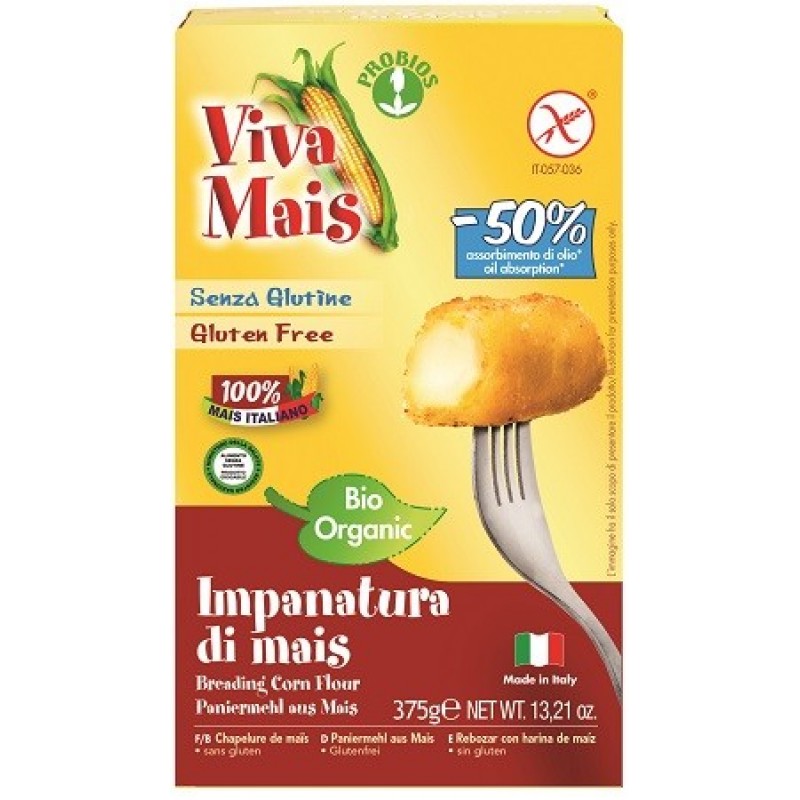 Viva Mais Impanatura di Mais Biologica Senza Glutine 375 g