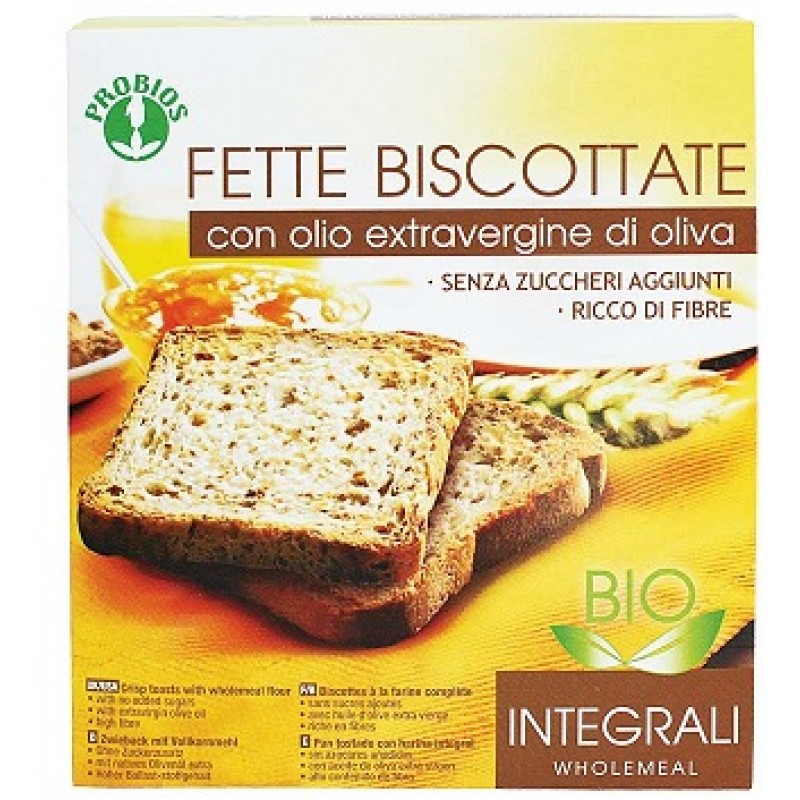 Probios Fette Biscottate Integrali Senza Zucchero 270 g