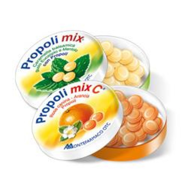 Montefarmaco Propoli Mix Caramelle Balsamiche Gusto Arancia 30 Pezzi