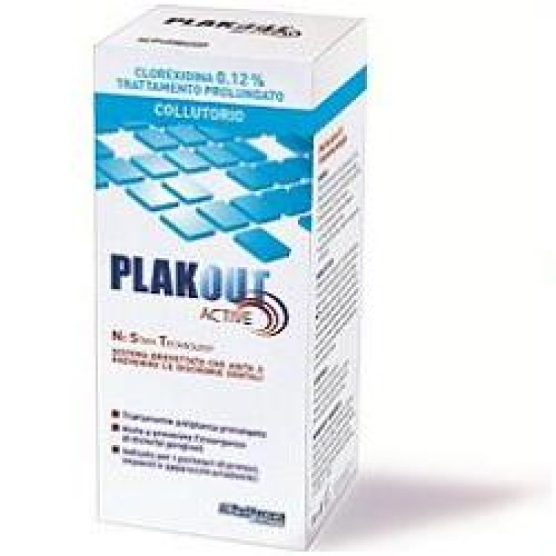 PlakOut Active Colluttorio Clorexidina 0,12% Antiplacca 200 ml