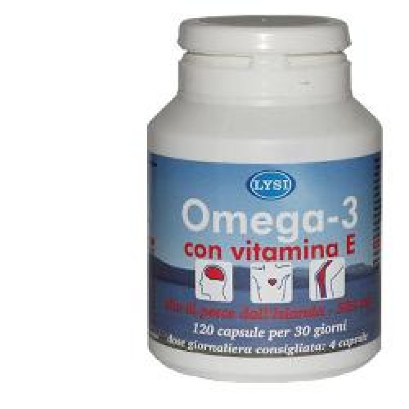 LYSI Omega 3 con Vitamina E 120 capsule da 500 mg