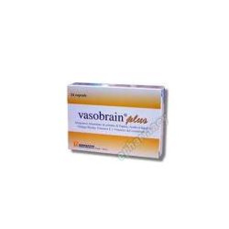 Vasobrain Plus Integratore Antinvecchiamento Cerebrale 24 Capsule