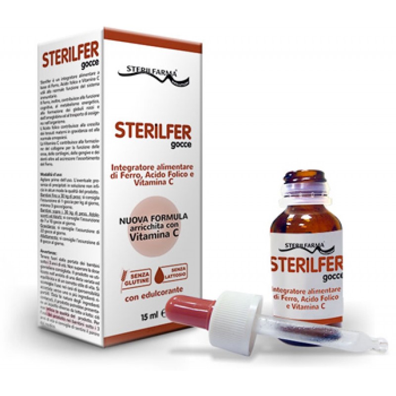 Sterilfarma Sterilfer Gocce Integratore di Ferro 15 ml