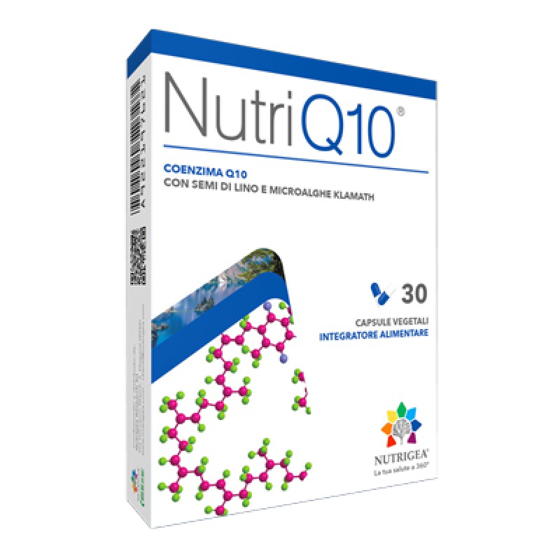 NutriQ10 - Integratore energetico, antiossidante e tonificante - 30 capsule vegetali
