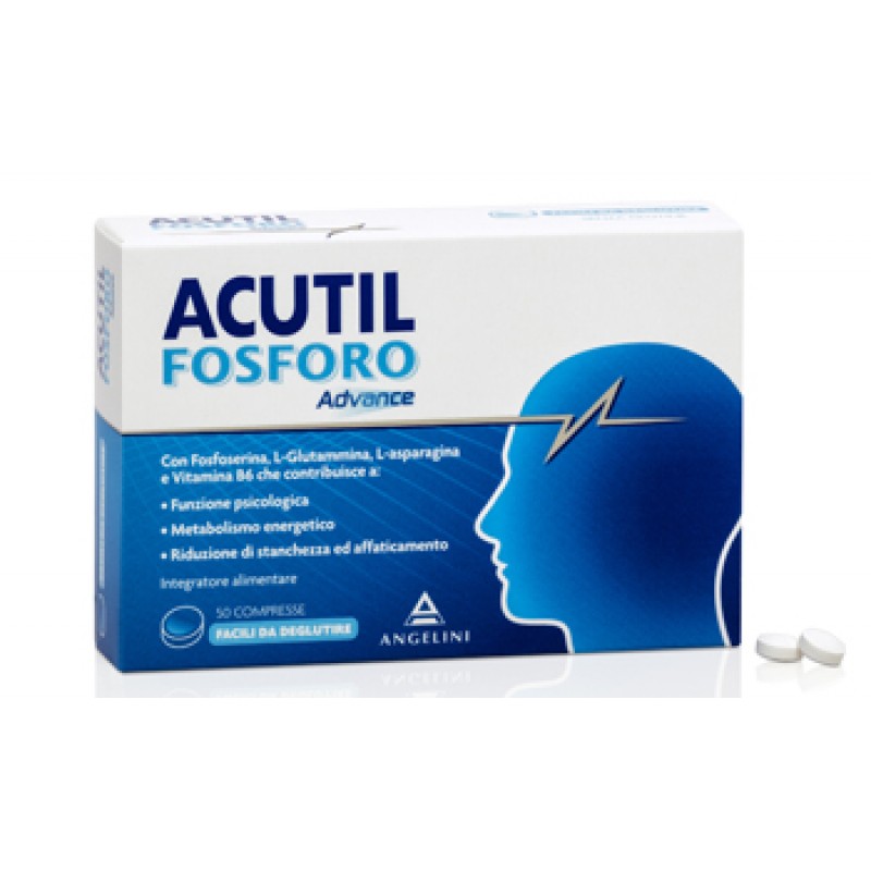 Acutil Fosforo Advance - Integratore per memoria e concentrazione - 50 compresse