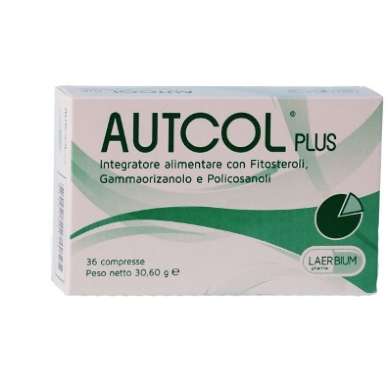 Autcol Plus - Integratore per il controllo del colesterolo - 36 compresse