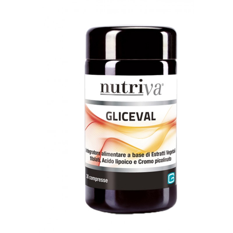 Nutriva Gliceval Integratore 30 Compresse