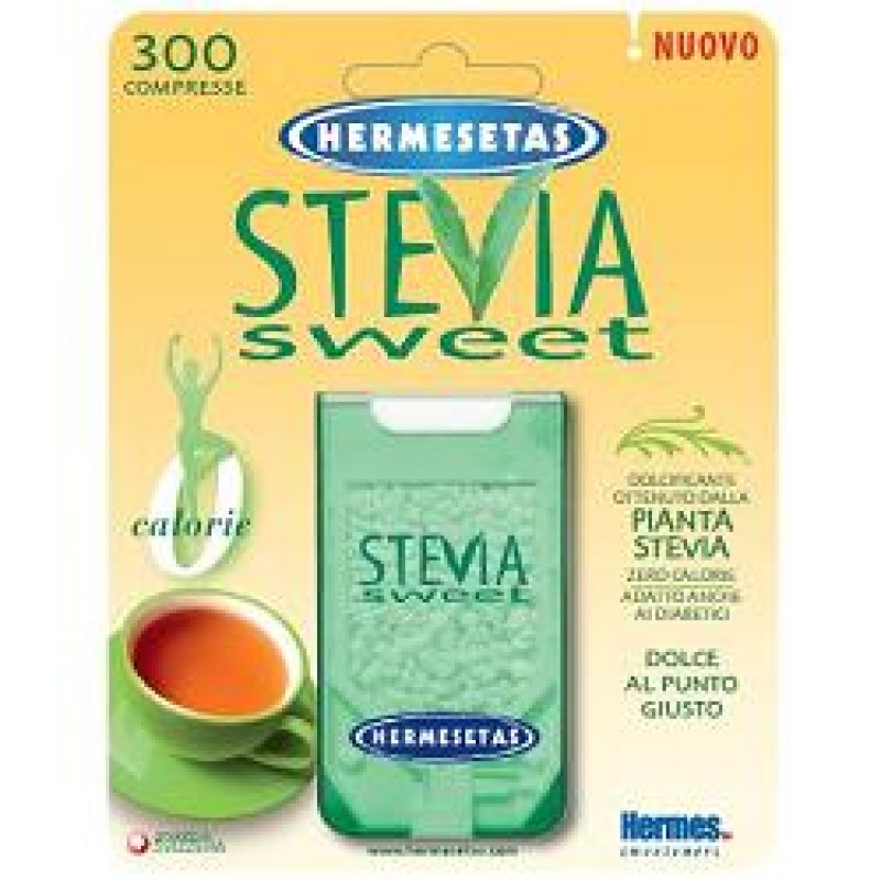 Hermesetas Stevia Sweet Dolcificante Acalorico 300 Compresse